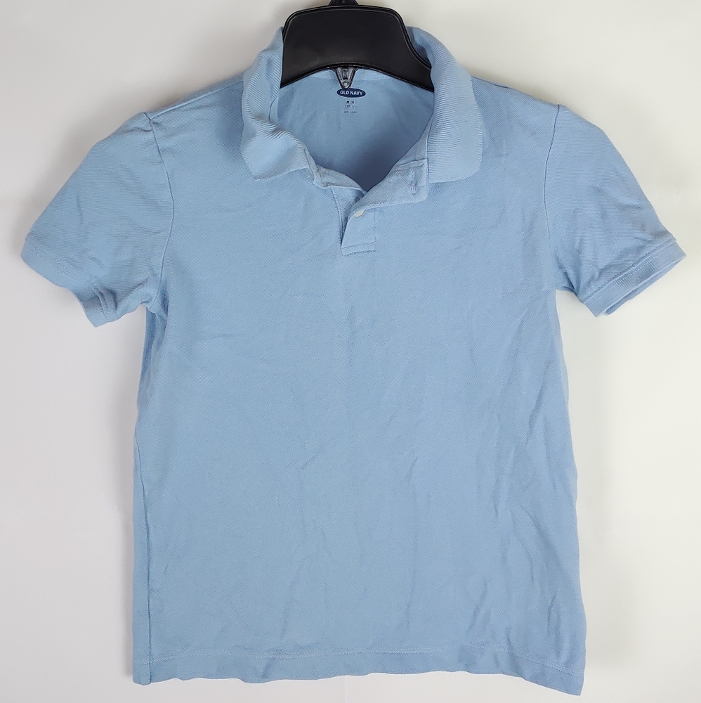 Old Navy Polo Shirt Top Boys M Casual Kidcore Minimalist Academia Preppy Basic